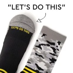 Socrates® Mid-Calf Performance Socks - Let's Do This -goneforarun Sales 2023 tr 44357 QUOTE
