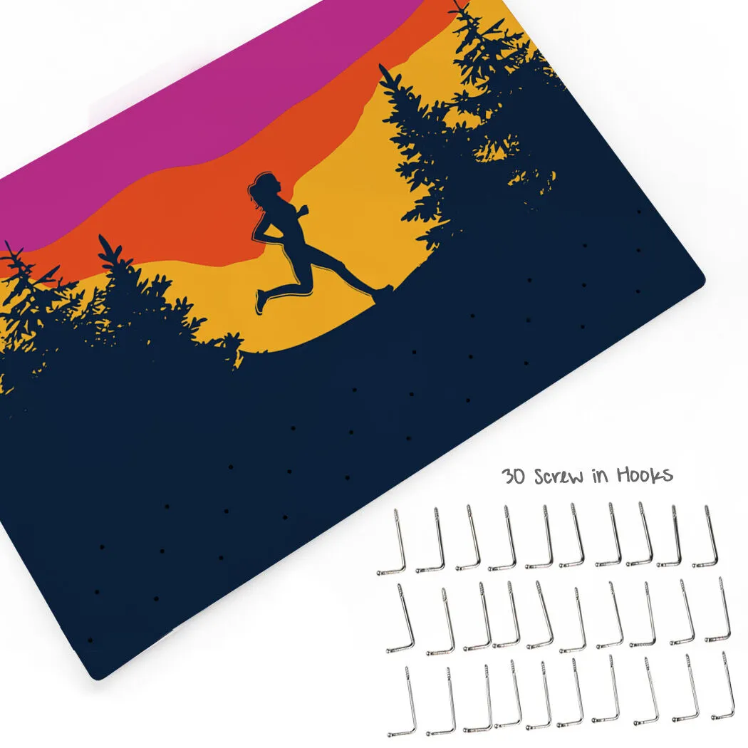 Running Large Hooked On Medals Hanger - Happy Hour 6 Running Large Hooked On Medals Hanger - Happy Hour - Image 4