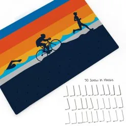 Running Large Hooked On Medals Hanger - Triathlon -goneforarun Sales 2023 tr 44376 WHATSINCLUDED