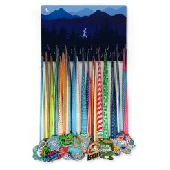 Running Large Hooked On Medals Hanger - Run Your Terrain -goneforarun Sales 2023 tr 44377 FULLVIEW