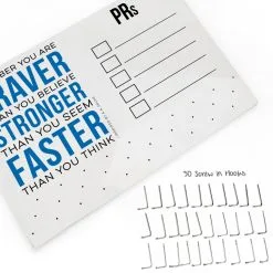 Running Large Hooked On Medals Hanger - Dry Erase PRs -goneforarun Sales 2023 tr 44378 WHATSINCLUDED