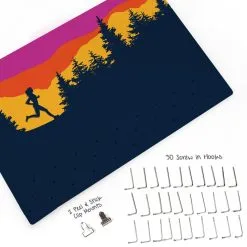 Running Large Hooked On Medals And Bib Hanger - Happy Hour -goneforarun Sales 2023 tr 44380 WHATSINCLUDED