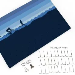 Running Large Hooked On Medals And Bib Hanger - Triathlon -goneforarun Sales 2023 tr 44381 WHATSINCLUDED