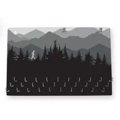 Running Large Hooked On Medals And Bib Hanger - Run Your Terrain -goneforarun Sales 2023 tr 44382 EMPTY