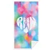 Running Premium Beach Towel - Love The Run Watercolor -goneforarun Sales 2023 tr 44383 MAIN