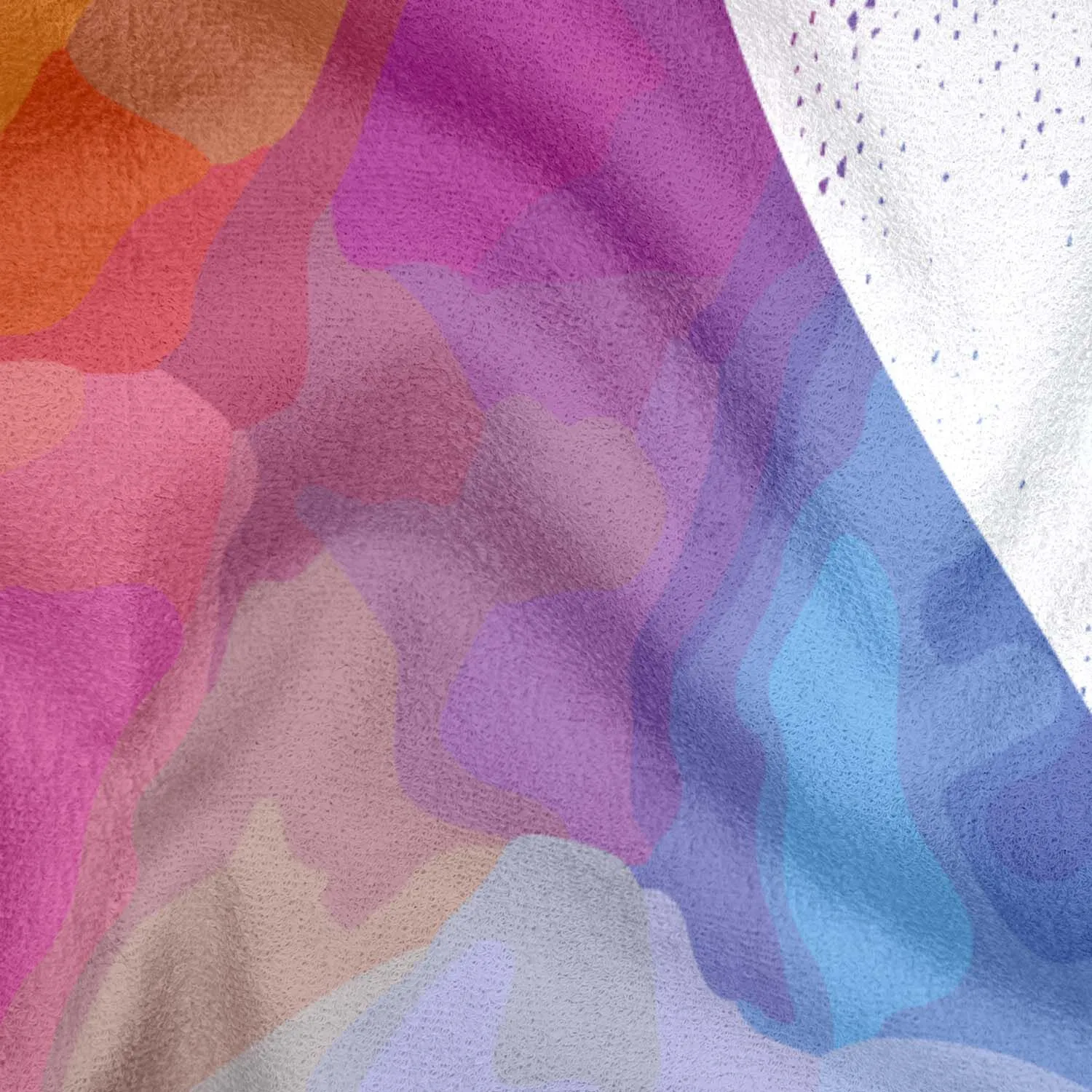 Running Premium Beach Towel - Love The Run Watercolor 6 Running Premium Beach Towel - Love The Run Watercolor - Image 4