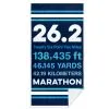 Running Premium Beach Towel - 26.2 Math Miles -goneforarun Sales 2023 tr 44384 MAIN