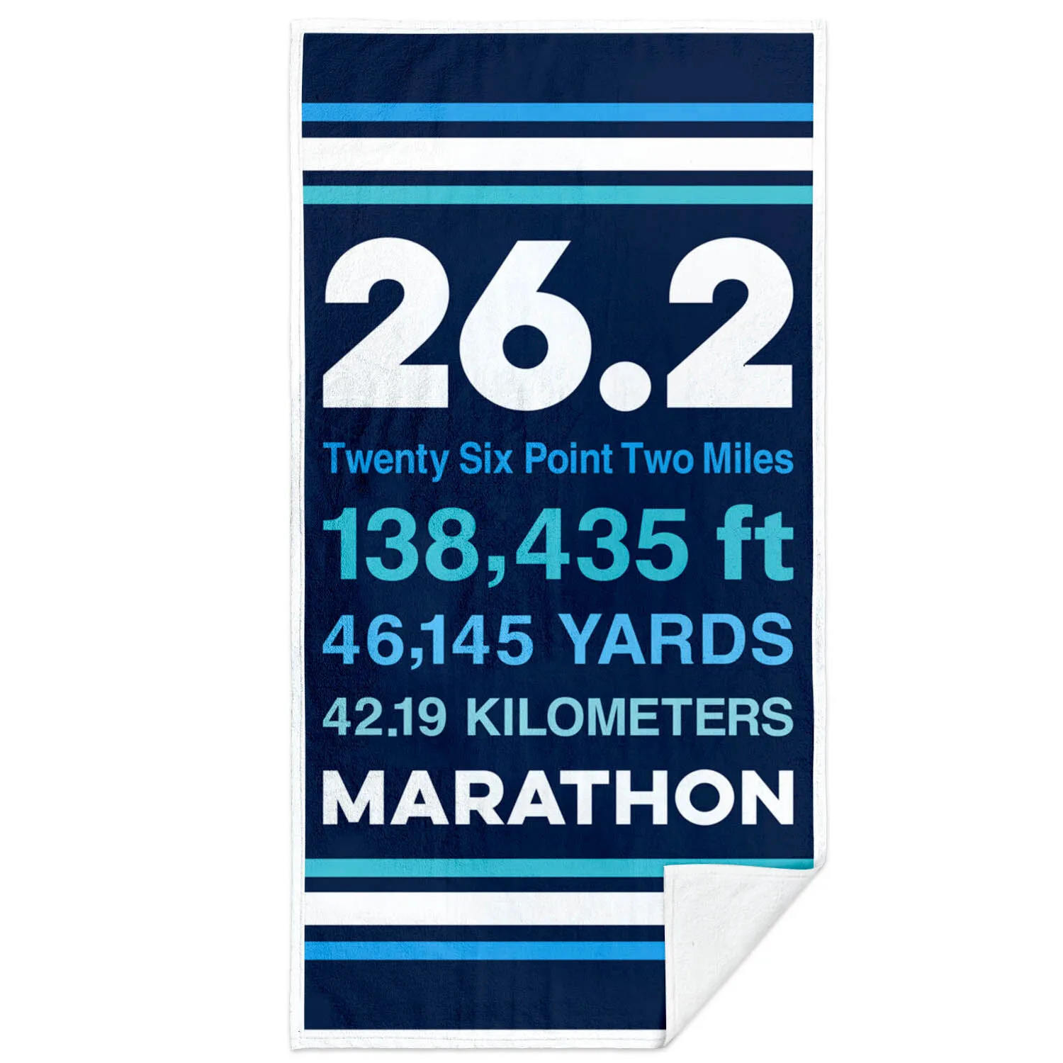 Running Premium Beach Towel - 26.2 Math Miles 3 Running Premium Beach Towel - 26.2 Math Miles