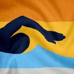 Triathlon Premium Beach Towel - Swim, Bike, Run -goneforarun Sales 2023 tr 44386 ZOOM