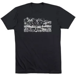 Running Short Sleeve T-Shirt - Ultra Runner Sketch -goneforarun Sales 2023 tr 44404 BLACK FLAT