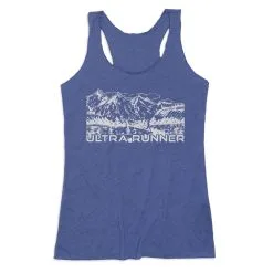 Women's Everyday Tank Top - Ultra Runner Sketch -goneforarun Sales 2023 tr 44406 BLUE MAIN