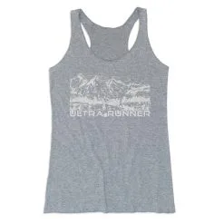 Women's Everyday Tank Top - Ultra Runner Sketch -goneforarun Sales 2023 tr 44406 GRAY MAIN