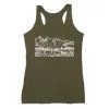 Women's Everyday Tank Top - Ultra Runner Sketch