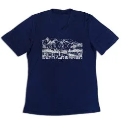 Women's Short Sleeve Tech Tee - Ultra Runner Sketch