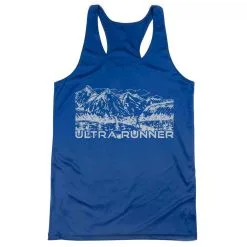 Women's Racerback Performance Tank Top - Ultra Runner Sketch -goneforarun Sales 2023 tr 44408 ROYAL MAIN