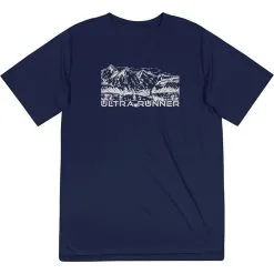 Men's Running Short Sleeve Performance Tee - Ultra Runner Sketch