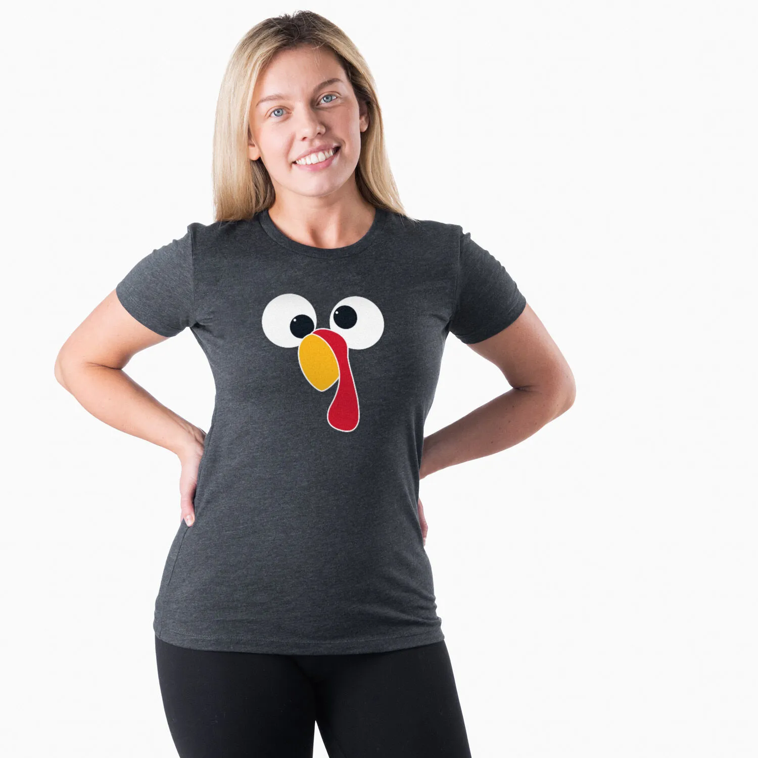 Women's Everyday Runners Tee - Goofy Turkey 4 Women's Everyday Runners Tee - Goofy Turkey - Image 2