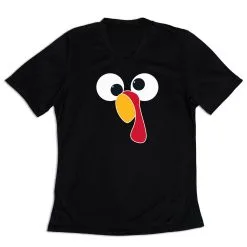 Women's Running Short Sleeve Tech Tee - Goofy Turkey -goneforarun Sales 2023 tr 44560 BLACK MAIN
