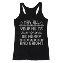Women's Everyday Tank Top - May All Your Miles Be Merry And Bright 13 Women's Everyday Tank Top - May All Your Miles Be Merry And Bright -goneforarun Sales 2023 tr 44571 BLACK MAIN