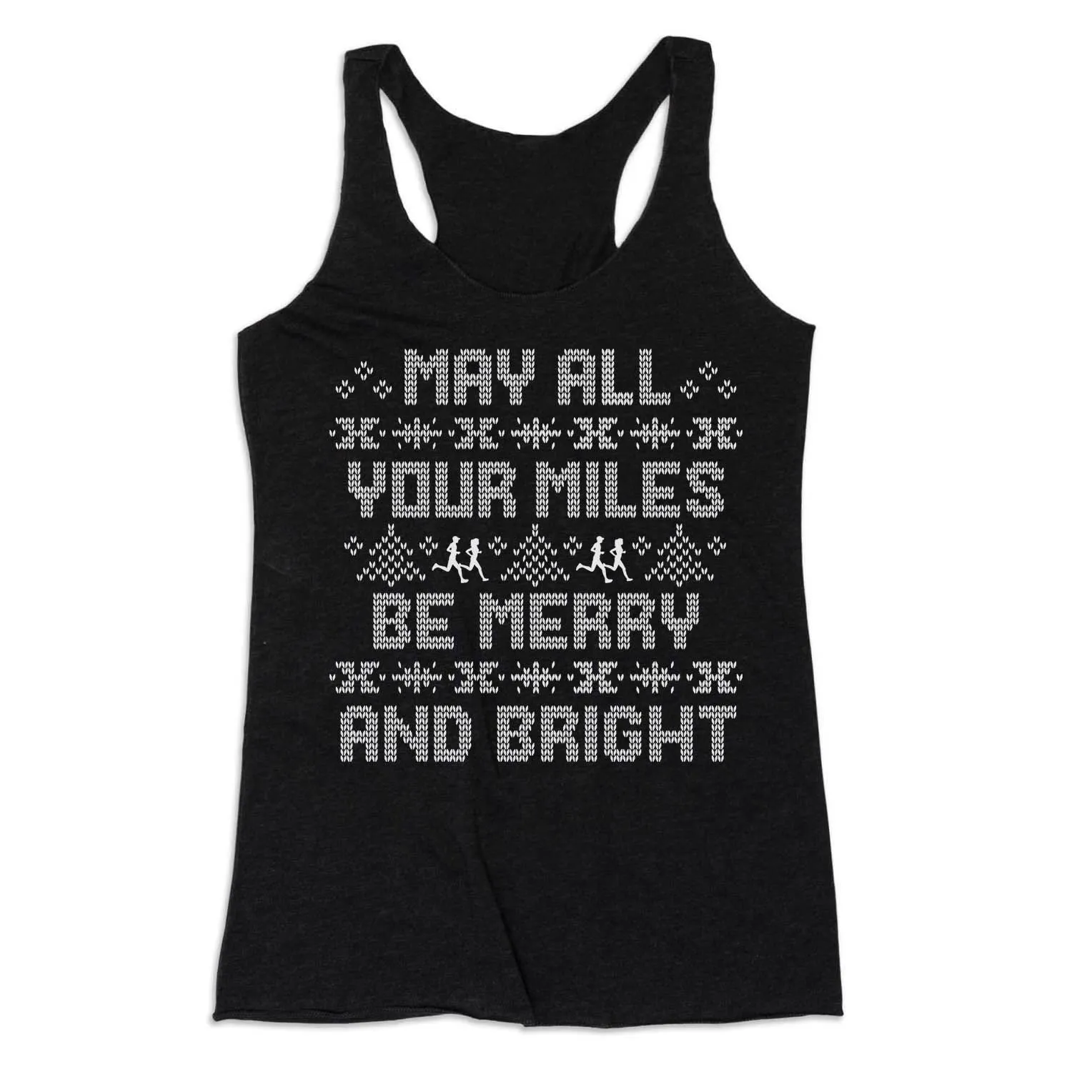 Women's Everyday Tank Top - May All Your Miles Be Merry And Bright 6 Women's Everyday Tank Top - May All Your Miles Be Merry And Bright - Image 4