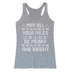 Women's Everyday Tank Top - May All Your Miles Be Merry And Bright 14 Women's Everyday Tank Top - May All Your Miles Be Merry And Bright -goneforarun Sales 2023 tr 44571 GRAY MAIN