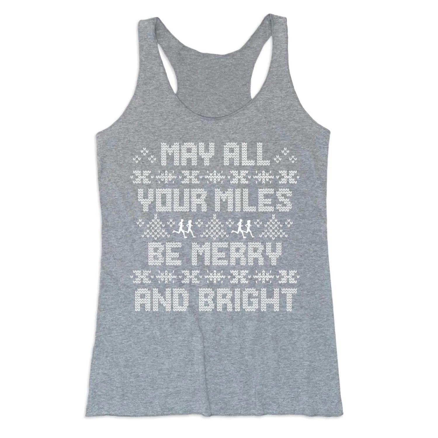 Women's Everyday Tank Top - May All Your Miles Be Merry And Bright 7 Women's Everyday Tank Top - May All Your Miles Be Merry And Bright - Image 5