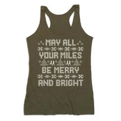 Women's Everyday Tank Top - May All Your Miles Be Merry And Bright 15 Women's Everyday Tank Top - May All Your Miles Be Merry And Bright -goneforarun Sales 2023 tr 44571 OLIVE MAIN