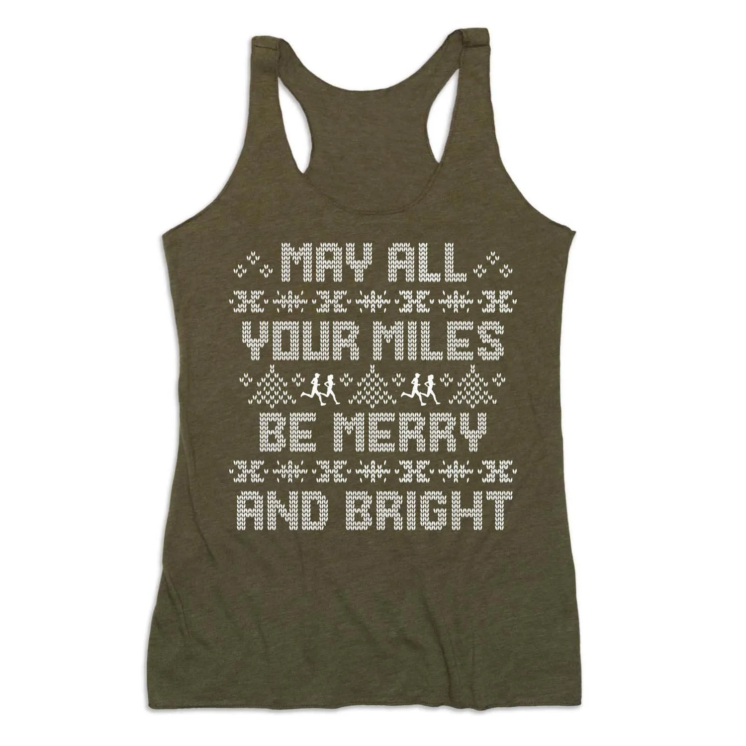 Women's Everyday Tank Top - May All Your Miles Be Merry And Bright 8 Women's Everyday Tank Top - May All Your Miles Be Merry And Bright - Image 6