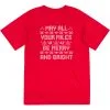 Men's Running Short Sleeve Performance Tee - May All Your Miles Be Merry And Bright -goneforarun Sales 2023 tr 44576 RED MAIN