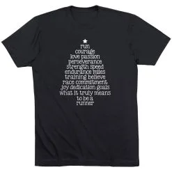 Running Short Sleeve T-Shirt - Runner Christmas Tree 19 Running Short Sleeve T-Shirt - Runner Christmas Tree -goneforarun Sales 2023 tr 44580 BLACK FLAT