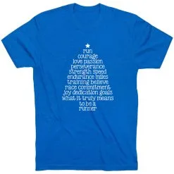 Running Short Sleeve T-Shirt - Runner Christmas Tree 26 Running Short Sleeve T-Shirt - Runner Christmas Tree -goneforarun Sales 2023 tr 44580 ROYAL FLAT