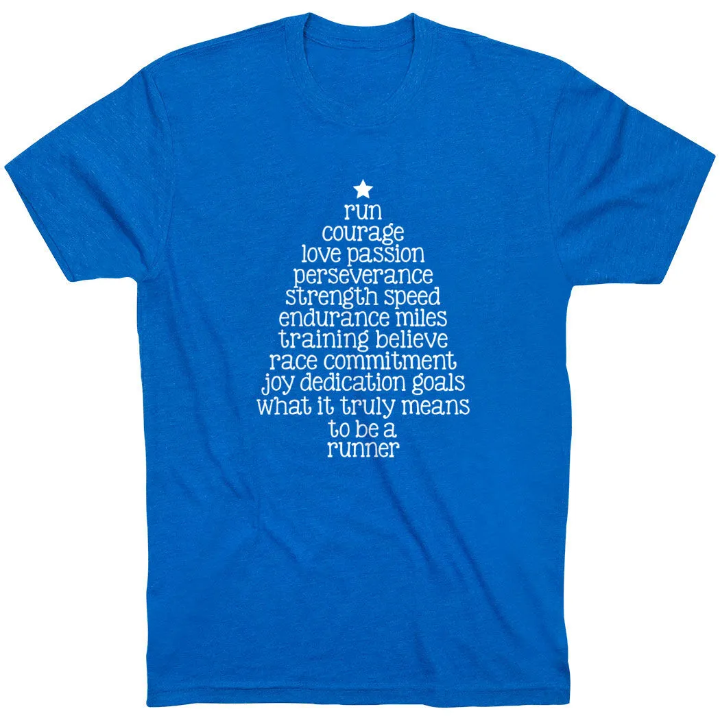Running Short Sleeve T-Shirt - Runner Christmas Tree 14 Running Short Sleeve T-Shirt - Runner Christmas Tree - Image 12
