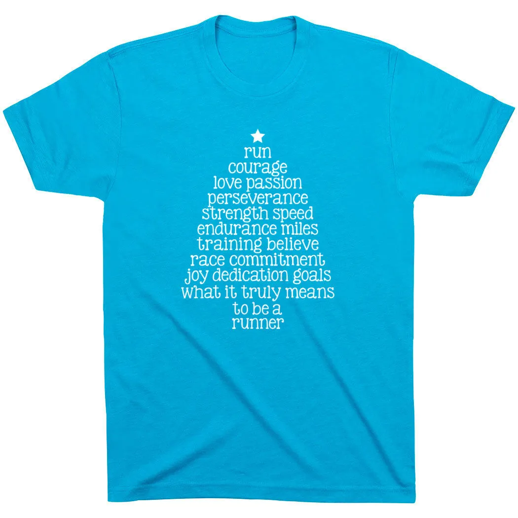 Running Short Sleeve T-Shirt - Runner Christmas Tree 15 Running Short Sleeve T-Shirt - Runner Christmas Tree - Image 13