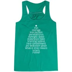 Flowy Racerback Tank Top - Runner Christmas Tree