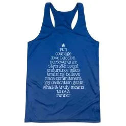 Women's Racerback Performance Tank Top - Runner Christmas Tree -goneforarun Sales 2023 tr 44584 ROYAL MAIN