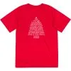 Men's Running Short Sleeve Performance Tee - Runner Christmas Tree -goneforarun Sales 2023 tr 44587 RED MAIN