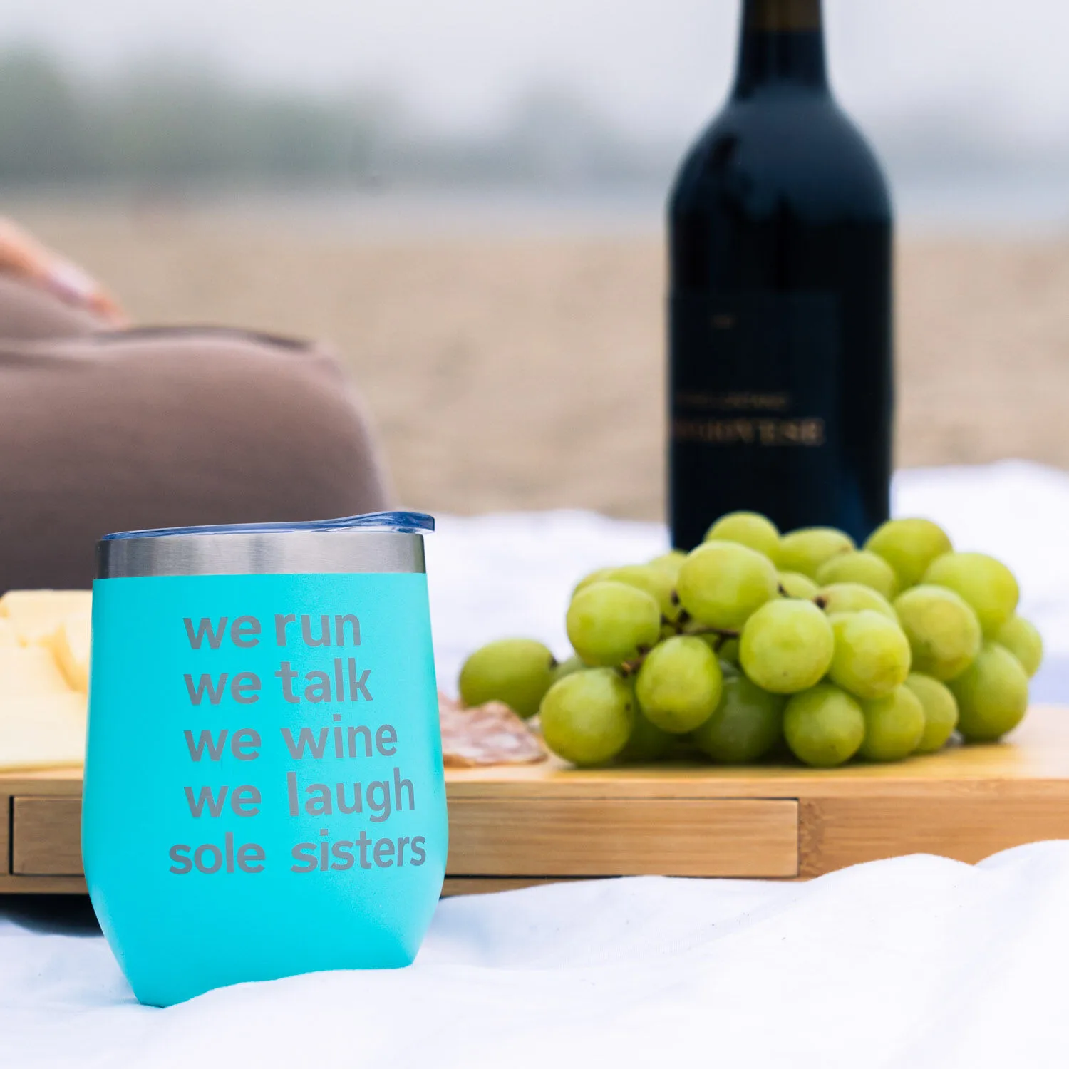 Running Travel Wine Tumbler - Sole Sisters Mantra 6 Running Travel Wine Tumbler - Sole Sisters Mantra - Image 4