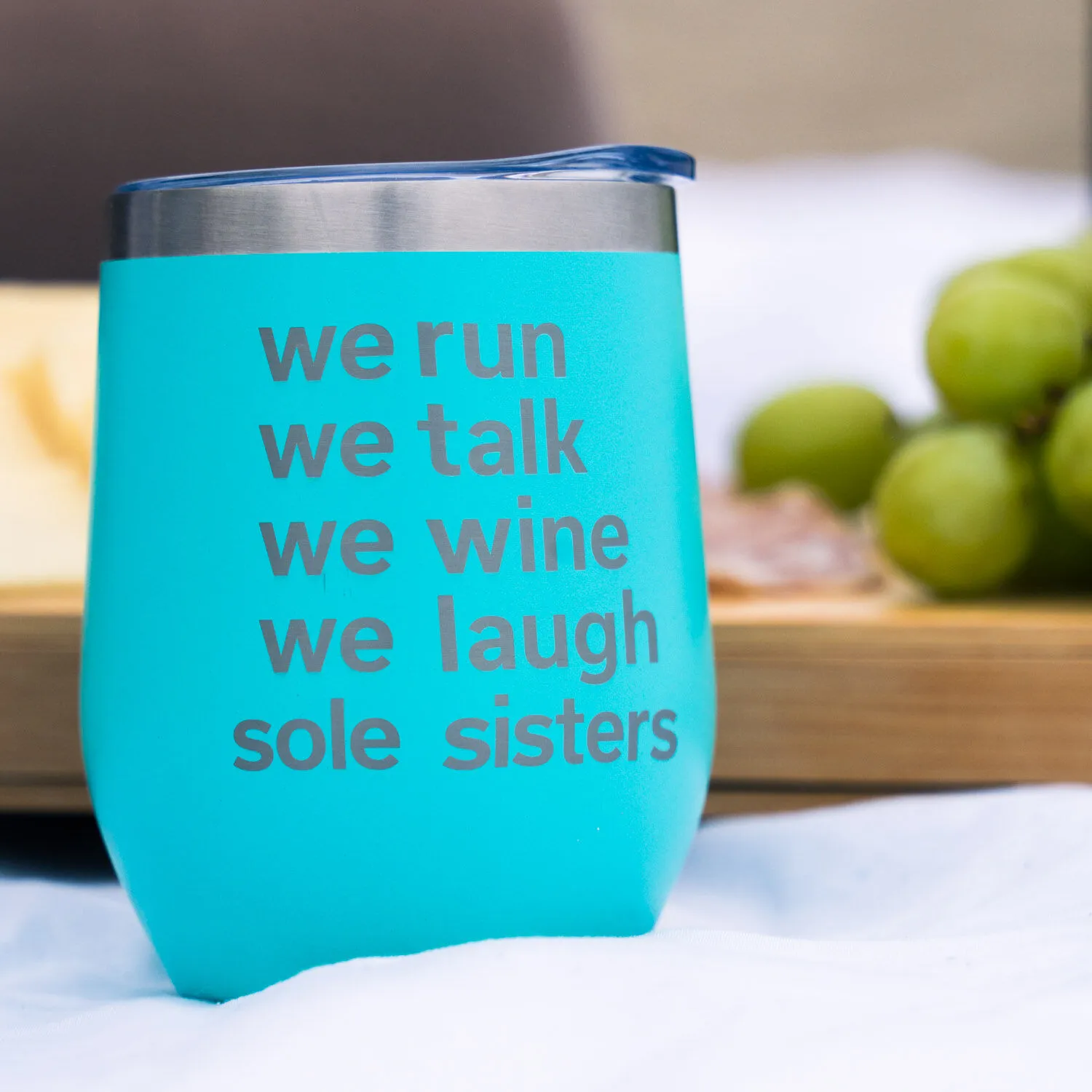Running Travel Wine Tumbler - Sole Sisters Mantra 7 Running Travel Wine Tumbler - Sole Sisters Mantra - Image 5