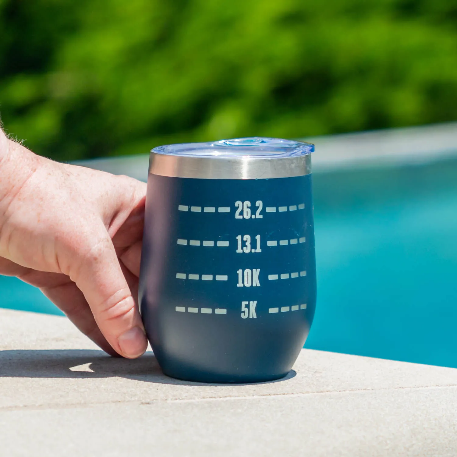 Running Travel Wine Tumbler - Runner's Measurements 12 Running Travel Wine Tumbler - Runner's Measurements - Image 10