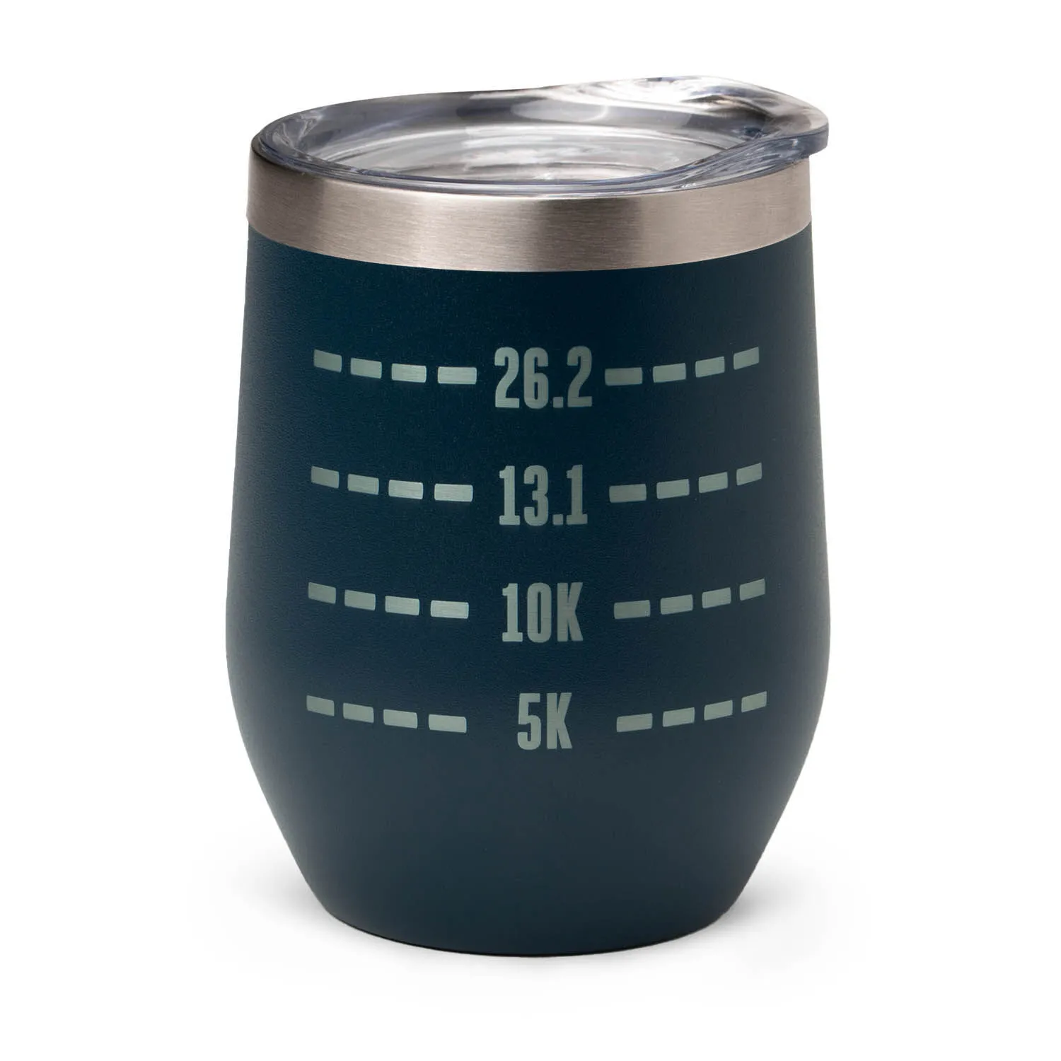 Running Travel Wine Tumbler - Runner's Measurements 3 Running Travel Wine Tumbler - Runner's Measurements