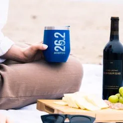 Running Travel Wine Tumbler - Boston 26.2 -goneforarun Sales 2023 tr 44637 LIFESTYLE MODEL