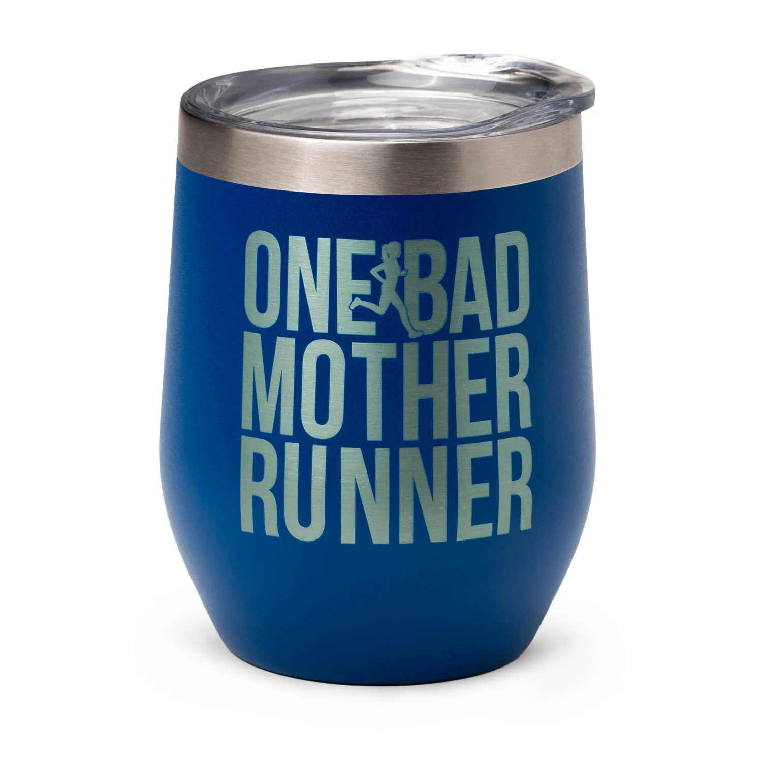 Running Travel Wine Tumbler - One Bad Mother Runner 3 Running Travel Wine Tumbler - One Bad Mother Runner