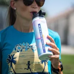 RunTechnology® Water Bottle - She Believed She Could -goneforarun Sales 2023 tr 44642 LIFESTYLE MODEL 2