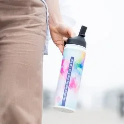 RunTechnology® Water Bottle - She Believed She Could -goneforarun Sales 2023 tr 44642 LIFESTYLE MODEL