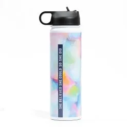 RunTechnology® Water Bottle - She Believed She Could