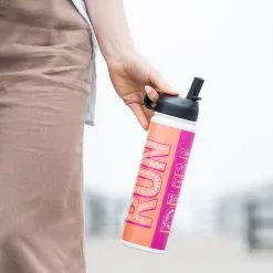 RunTechnology® Water Bottle - Run With Inspiration -goneforarun Sales 2023 tr 44643 LIFESTYLE MODEL