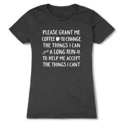 Women's Everyday Runners Tee - Please Grant Me Coffee 17 Women's Everyday Runners Tee - Please Grant Me Coffee -goneforarun Sales 2023 tr 44645 CHARCOAL FLAT