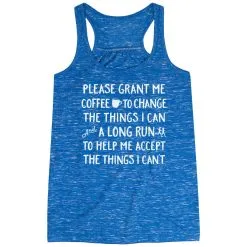 Flowy Racerback Tank Top - Please Grant Me Coffee -goneforarun Sales 2023 tr 44647 BLUE MAIN