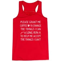 Flowy Racerback Tank Top - Please Grant Me Coffee -goneforarun Sales 2023 tr 44647 RED MAIN