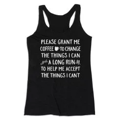 Women's Everyday Tank Top - Please Grant Me Coffee -goneforarun Sales 2023 tr 44648 BLACK MAIN